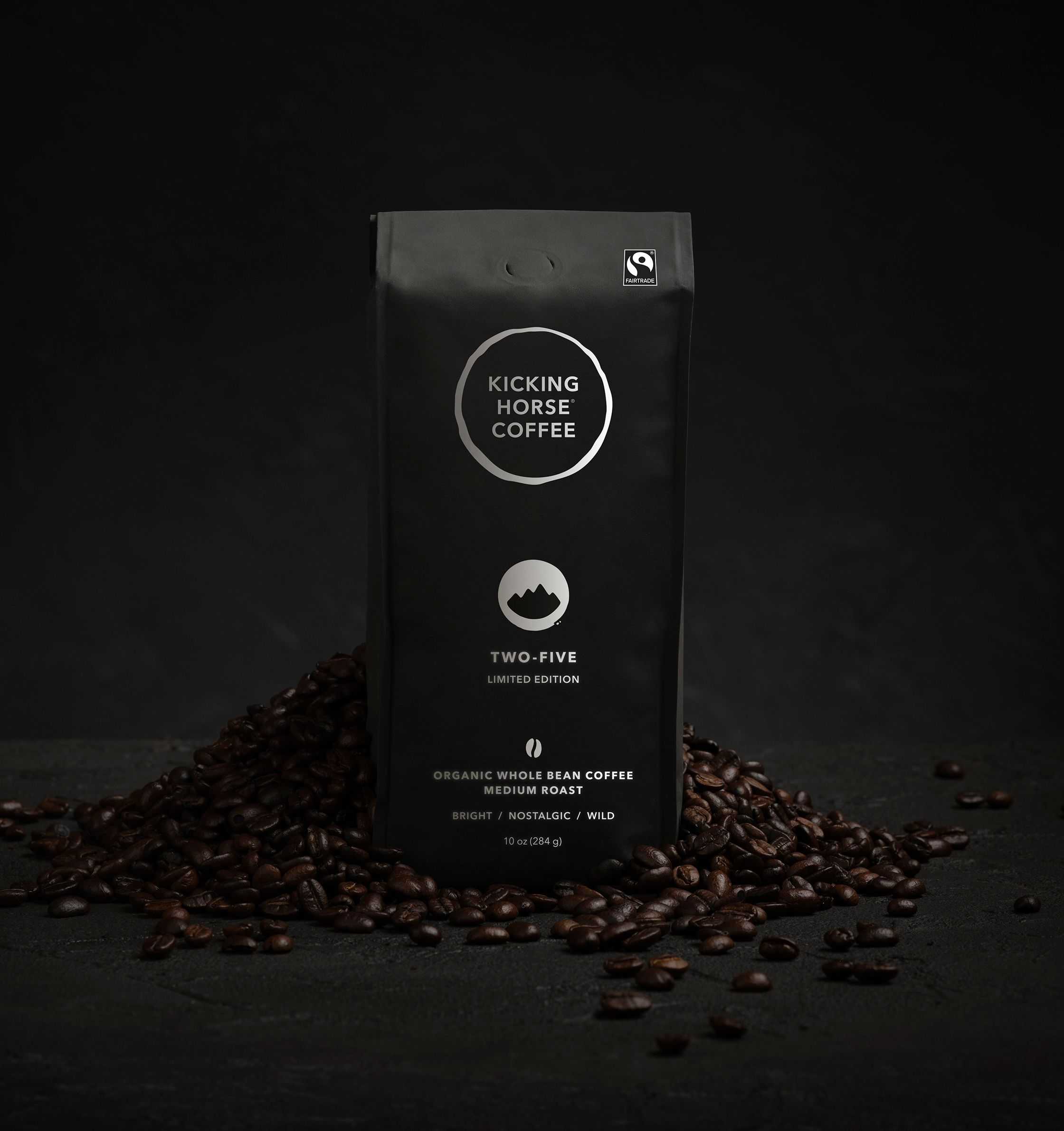 Bag of Kicking horse coffee limited edition: Two Five
